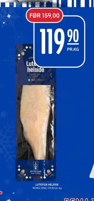Rema 1000 Lutefisk helside tilbud