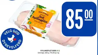 Rema 1000 Kyllingfilet 500g tilbud