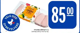 Rema 1000 Kylling lårfilet tilbud