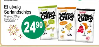 Joker Et utvalg sørlandschips tilbud