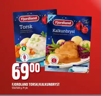 Coop Obs Fjordland torsk/kalkunbryst tilbud