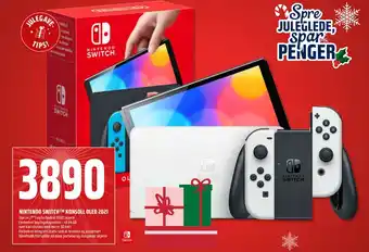 Coop Obs Nintendo switch konsoll oled 2021 tilbud