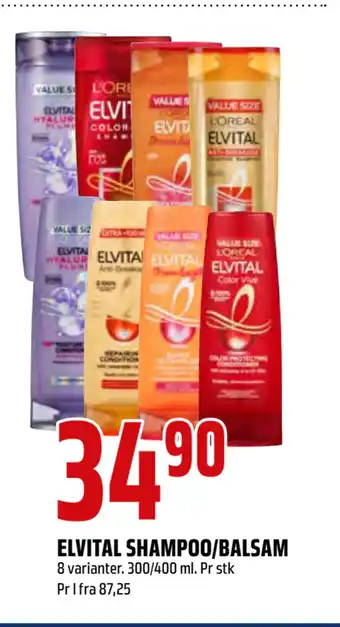 Coop Obs Elvital shampoo/balsam tilbud