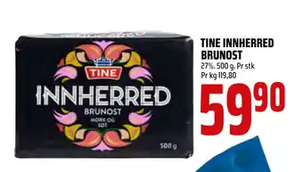 Coop Obs Tine innherred brunost tilbud