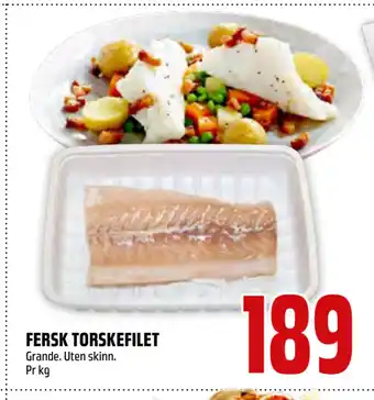 Fersk torskefilet