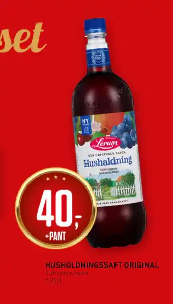 Bunnpris Husholdningssaft original tilbud
