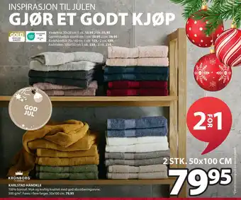 JYSK Karlstad håndkle tilbud