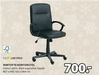 JYSK Nimtofte kontorstol tilbud