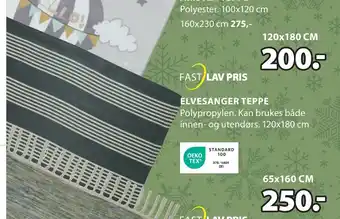 JYSK Elvesanger teppe tilbud