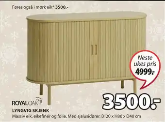 JYSK Lyngvig skjenk tilbud