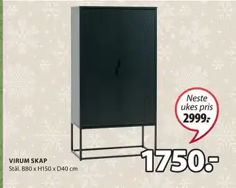 JYSK Virum skap tilbud