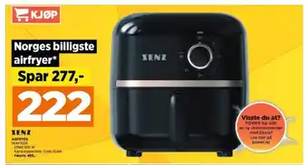 POWER Senz airfryer tilbud