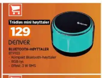 POWER Denver høyttaler tilbud