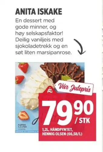 Meny Hennig-olsen iskake tilbud