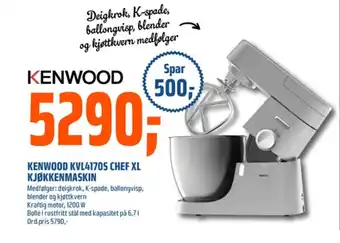 Coop Obs Kenwood kjøkkenmaskin tilbud