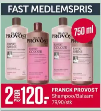 Europris Franck provost shampoo tilbud