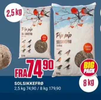 Europris Ukjent solsikkefrø tilbud