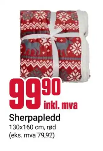 Europris Ukjent pledd tilbud