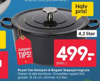 Rusta Royal van kempen & begeer gryte tilbud