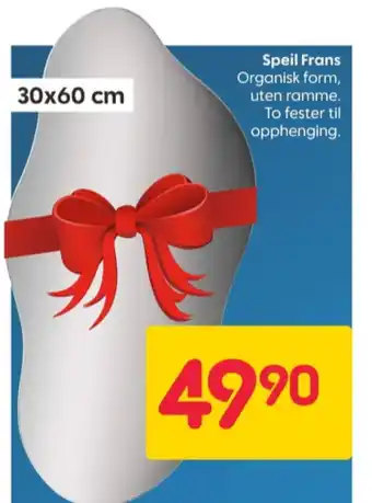 Rusta Ukjent speil tilbud