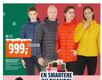 Coop Obs Northpeak lettvekts dunjakke blåtind tilbud