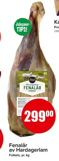 Eurospar Folkets fenalår tilbud