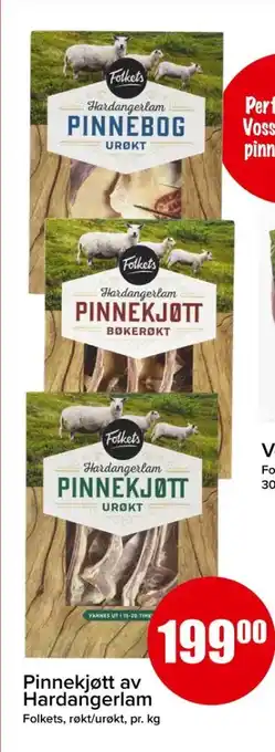 Eurospar Folkets pinnekjøtt tilbud