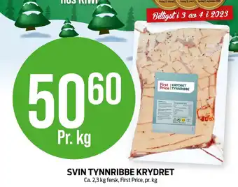 Kiwi First price ribbe tilbud