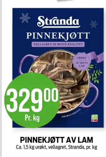 Kiwi Stranda pinnekjøtt tilbud