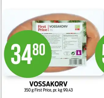 Kiwi Vossakjøt vossakorv tilbud