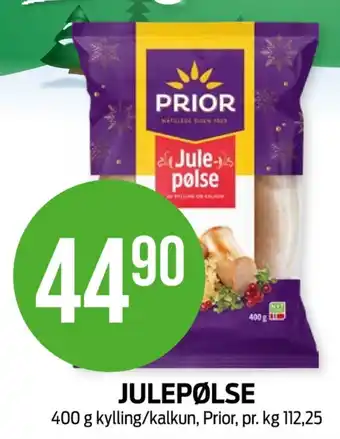 Kiwi Prior julepølse tilbud
