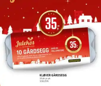 Bunnpris Kløver egg tilbud