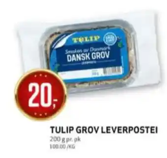 Bunnpris Dansk grov leverpostei tilbud