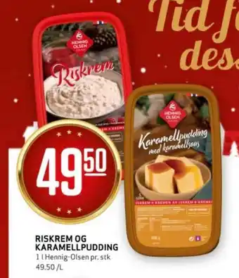Bunnpris Hennig-olsen riskrem tilbud