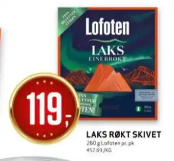 Bunnpris Lofoten laks tilbud
