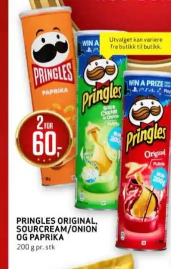 Bunnpris Pringles chips tilbud