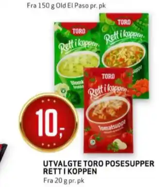 Bunnpris Rett i koppen instant retter tilbud