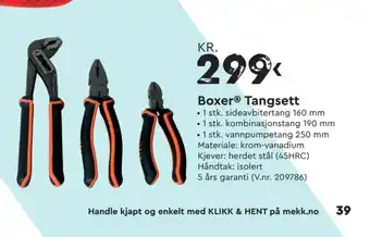 Mekk Boxer Tangsett tilbud