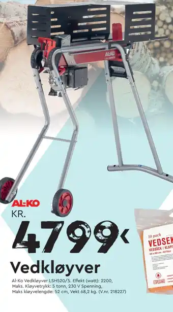Mekk Vedkløyver tilbud