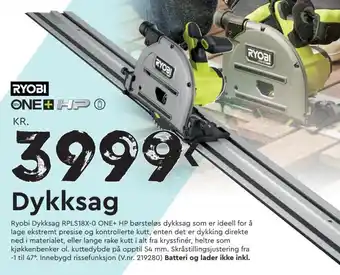 Mekk Ryobi Dykksag tilbud
