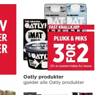 Meny Oatly produkter tilbud