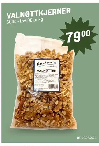 Holdbart Valnøttkjerner tilbud