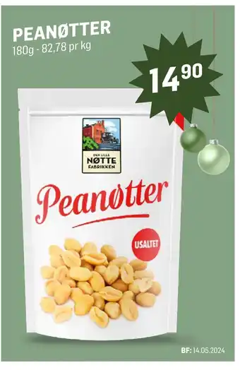 Holdbart Peanøtter tilbud