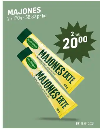 Holdbart Majones tilbud