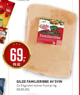 Bunnpris Gilde familieribbe av s vin tilbud