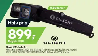 XXL Sport Olight h27s, hodelykt tilbud