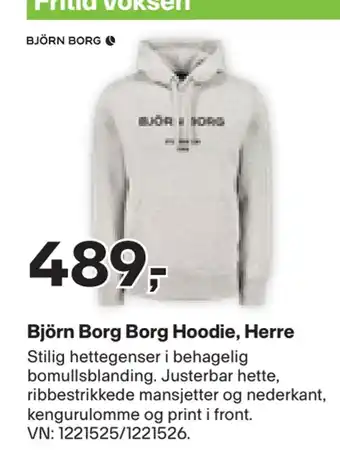 XXL Sport Björn borg borg hoodie, herre tilbud