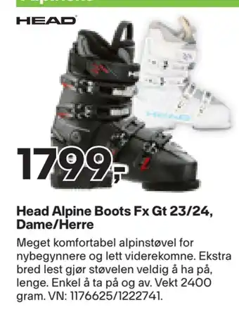 XXL Sport Head alpine boots fx gt 23/24, dame/herre tilbud