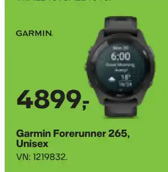 XXL Sport Garmin forerunner 265, unisex tilbud