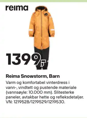 XXL Sport Reima snowstorm, barn tilbud
